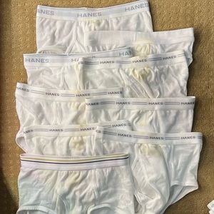 Mens Used (Not so White Briefs) 28”-30” Mixed MEGA Bundle of 9